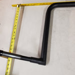 LA Choppers 1 1/2 Grande Twin Peaks Handlebars 19" Ape Hangers Flat Black Bagger