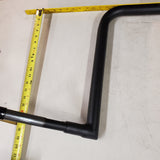 LA Choppers 1 1/2 Grande Twin Peaks Handlebars 19" Ape Hangers Flat Black Bagger