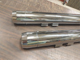 3 1/2" Chrome Muffler Resonator Exhaust Tip 95^ Roadking 95-16 Harley Glide Tour