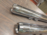 3 1/2" Chrome Muffler Resonator Exhaust Tip 95^ Roadking 95-16 Harley Glide Tour