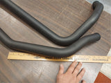 No Hardware 86-03 EVO Sportster XL 880 1200 Black Drag Pipes Harley Davidson New