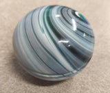 Swirl Round Glass Shifter Knob Harley Indian Knucklehead Grey Green White Black