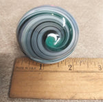 Swirl Round Glass Shifter Knob Harley Indian Knucklehead Grey Green White Black