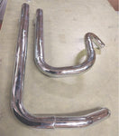 Custom Step Drap Pipes Exhaust Chrome Harley Sportster 1986-2003 Universal Mount