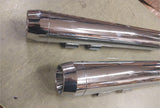 Chrome 4" Muffler Taper Exhaust Tip 2017 ^ FLH Harley Davidson Bagger Touring