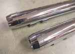 Chrome 4" Muffler Taper Exhaust Tip 2017 ^ FLH Harley Davidson Bagger Touring