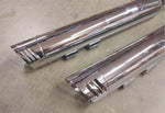 4 in" Chrome Slip On Touring Bagger 2017^ Slash 3 Slot Exhaust Tip FLH Harley