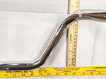 New Chrome 1" Dresser Style Handlebars 36" W 6 3/4" Rise 12" Pullback Early-1981