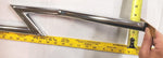 New 1" Z-Bar Handlebar Non-Dimpled 4-Hole Chrome 1982^ Harley Sportster Shovelhe