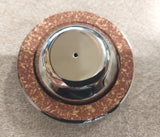 Chrome Flat Top Style Vented Gas Cap Classic British Motorcycles Triumph E50-71