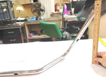 7/8"OD 7.5" Tall 3.25" End Rise 10" Pull Back 31" Wide Drilled Chrome Handlebars