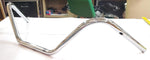 7/8"OD 7.5" Tall 3.25" End Rise 10" Pull Back 31" Wide Drilled Chrome Handlebars