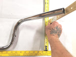 1" 8" tall Handlebars Pullback Buckhorn Harley 28w Shovelhead Ironhead Chopper