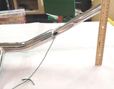 1.5" Diameter Chrome T-Bar Dimpled 32.5" Wide 8" Pullback 10" Tall Handlebar New