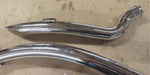 Big Radius Custom Exhaust Pipes Chrome Sportster XL 1986-03 Harley Evo 883 1200