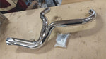 2 Into 1 Lake Side Chrome Exhaust Pipe FXD 5 Speed 2006-2017 Harley Dyna Super