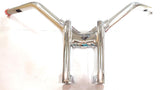 Custom Handlebars Chrome Risers Harley Rocker OEM FXCW 1" Bars Chopper Softail!