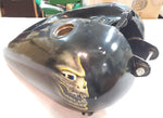 Harley 1982-2003 Quick Bob Sportster Black Skull Gas Tank 4.2 Gal Iron Head EVO