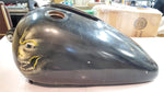 Harley 1982-2003 Quick Bob Sportster Black Skull Gas Tank 4.2 Gal Iron Head EVO