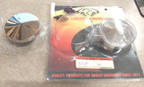 Bikers Choice Chrome Point Gas Cap Set Harley Davidson Non-Vented