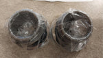 New Chrome Mini Screw-In Gas Cap Set Harley Davidson 1982-1996 FLST FLH FXST XL