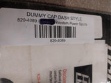 1996^ Black Dummy Gas Cap Dash Style 820-4089 Harley Decorative Accessory