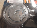 Aircraft Style Weld-In Gas Cap Set Harley Custom chopper Softail Dyna Fatbob chr
