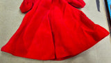 Vintage 1962 Mattel Barbie Doll Red Flare Velvet Coat Complete Collector Set 939