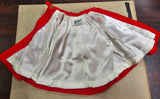 Vintage 1962 Mattel Barbie Doll Red Flare Velvet Coat Complete Collector Set 939