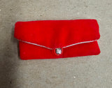 Vintage 1962 Mattel Barbie Doll Red Flare Velvet Coat Complete Collector Set 939
