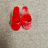 Vintage 1962 Mattel Barbie Doll Red Flare Velvet Coat Complete Collector Set 939