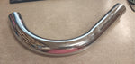 New Chrome Front Exhaust Pipe 1936-1947 Knucklehead Squish Pipe Harley Big Twin