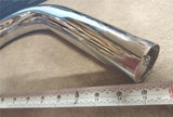 New Chrome Front Exhaust Pipe 1936-1947 Knucklehead Squish Pipe Harley Big Twin