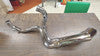 Staggered Chrome 2 into 1 Exhaust 6 Speed 7 Sensor Hole Harley Touring Bagger