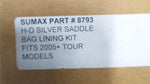 Harley Davidson Silver Saddlebag Lining Kit 2005^ Touring Models Bagger Sumax