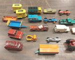 Vtg Lesney Car 20 PC Lot VW Camper SnoTrac Pony Trailer Opel Diploma Matchbox