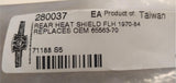 Rear Heat Shield 1970-1984 FLH Tour Glide OEM 65563-70 Harley FLHT FL FS FLHTC