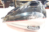 OEM 2009 Harley Vivid Black/Brilliant Silver FLHTCU Electra Glide Ultra Gas Tank
