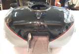 OEM 2009 Harley Vivid Black/Brilliant Silver FLHTCU Electra Glide Ultra Gas Tank
