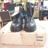 Golden Retriever Black Work Boots Leather Ski Mountain Size 8.5 E?? BB Walker Co
