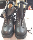 Golden Retriever Black Work Boots Leather Ski Mountain Size 8.5 E?? BB Walker Co