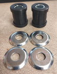 Black Handlebar Riser Bushings Kit Urethane FXR Harley Softail Dyna Shovelhead