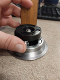 Aircraft Style Weld-In Gas Cap Set Harley Custom chopper Softail Dyna Fatbob chr