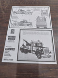 AMT ERTL Red Peterbilt Wrecker Truck Model 1:25 Scale Vintage Collectible
