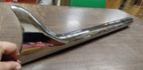 24" Slip-On Fishtail Muffler Harley FLH Shovelhead Panhead Chopper Exhaust Pipe