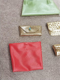 1960's Vintage Barbie Doll Lot 8 Purse Lime Red Gold Red Handbags Pouch Plastic