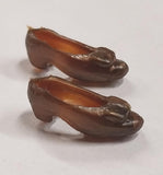 Topper Dawn Small Heel Brown Shoe Bows Fashion Closed Toes Pumps Wedge
