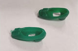 1970's Green Halter Short Dress Closed Toe Small Heel Bow Fashion Clothing