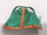 1970's Green Halter Short Dress Closed Toe Small Heel Bow Fashion Clothing