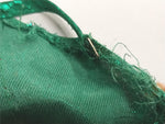 1970's Green Halter Short Dress Closed Toe Small Heel Bow Fashion Clothing